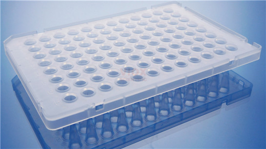 ABI荧光定量PCR仪专用96孔板半裙边透明板VP1021-C