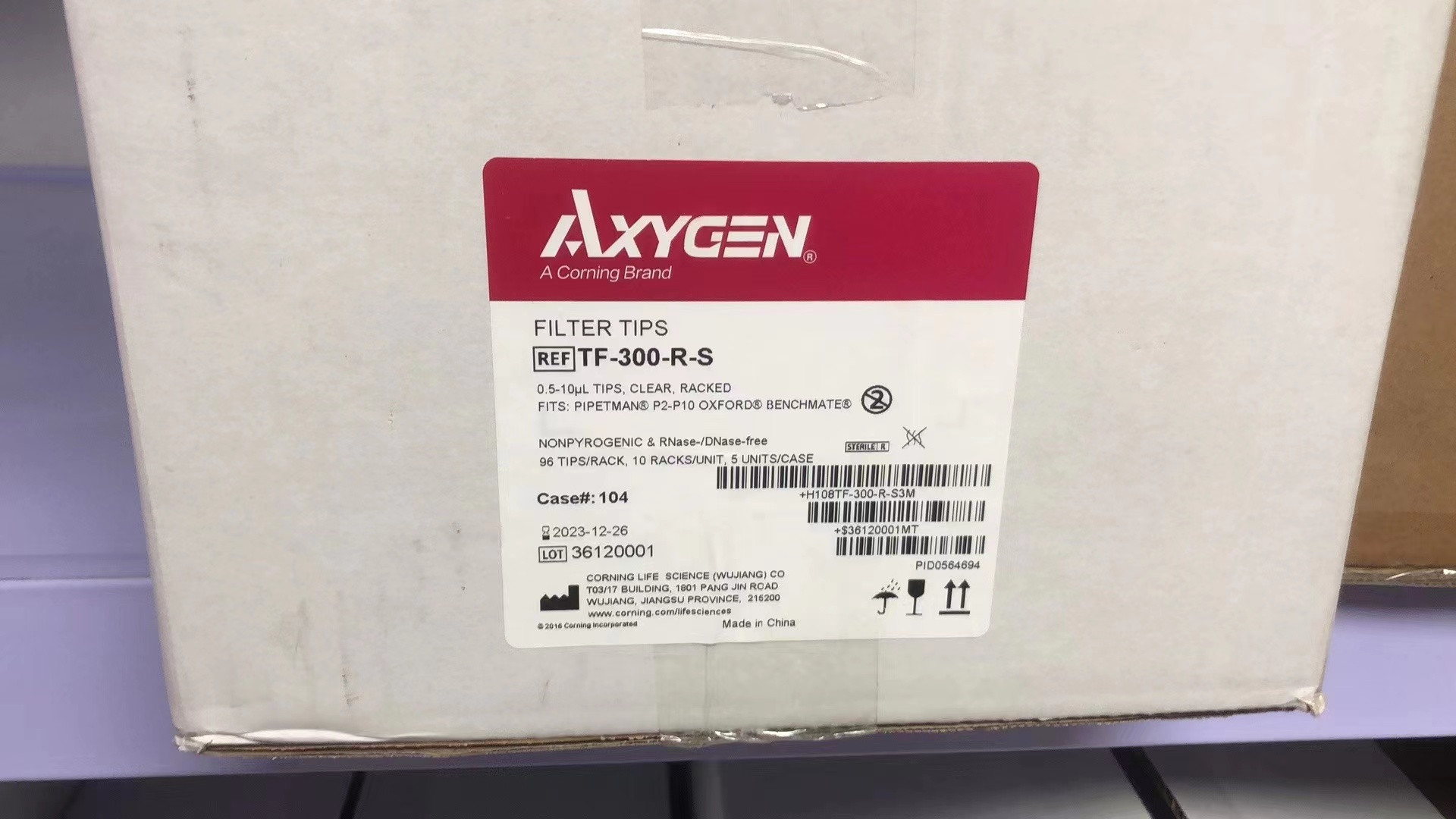 Axygen TF-200-R-S 200ul盒装加长滤芯吸头
