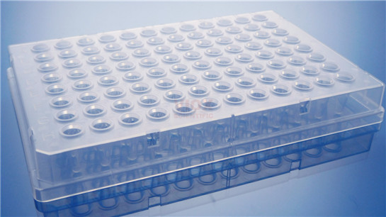 0.1ml全裙边96孔荧光定量PCR板（透明）VP1031-C