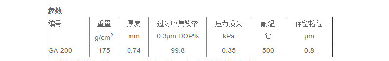 ADVANTEC 玻璃纤维滤纸GA-200