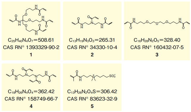 水溶性丙烯酰胺单体                              应用于新型功能高分子材料的开发