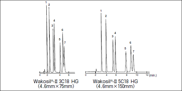 Wakopak® Wakosil-Ⅱ 3C18 系列 高灵敏度和LC/MS分析