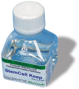 适用于灵长类 ES/iPS 细胞的玻璃化冻存液                              StemCell Keep