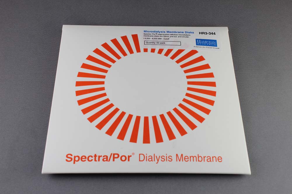Hampton蛋白结晶试剂盒Dialysis Membrane Discs for Buttons/HR3-344/HR3-338/HR3-346