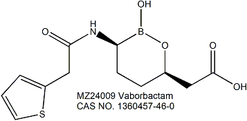 Vaborbactam 法硼巴坦（β-内酰胺酶抑制剂）