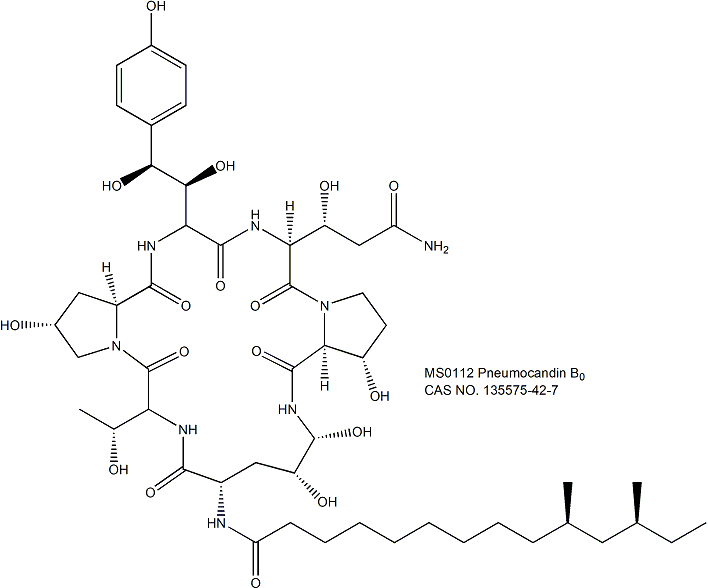 Pneumocandin B0 纽莫康定B0 (1,3-β-D-葡聚糖合成抑制剂)