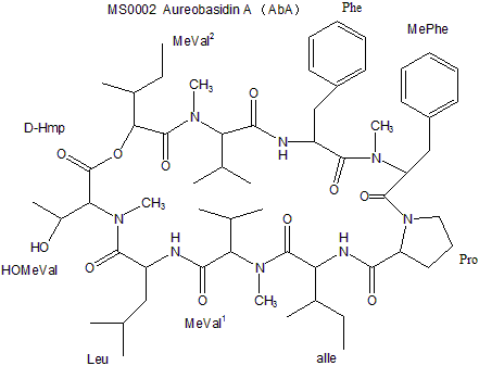 Aureobasidin A （AbA）金担子素A（1 mg/ml）