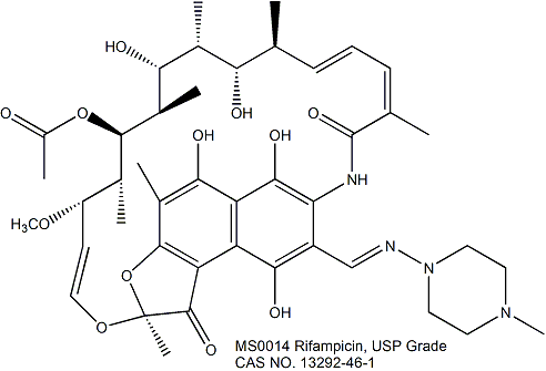 Rifampicin, USP Grade 利福平