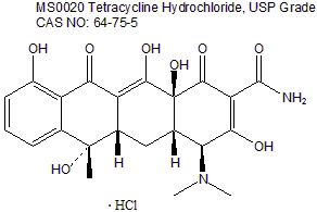 Tetracycline Hydrochloride, USP Grade 盐酸四环素