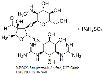 Streptomycin Sulfate, USP Grade 硫酸链霉素