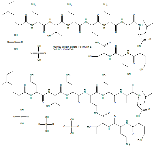 Colistin Sulfate (Polymyxin E) 硫酸粘杆菌素