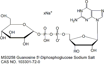 Guanosine 5&#8242;-Diphosphoglucose (GDPG) Sodium Salt 鸟苷5’-二磷酸葡萄糖钠盐　
