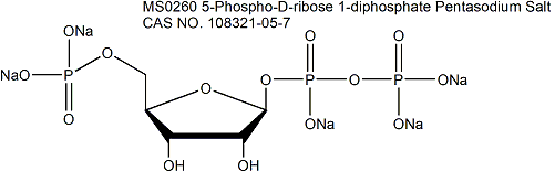 5-Phospho-D-ribose 1-diphosphate Pentasodium Salt 5-磷酰核糖-1-焦磷酸钠盐