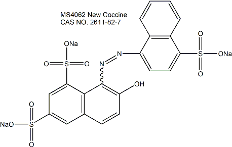 New Coccine (Acid Red 18) 新胭脂红（酸性红18）