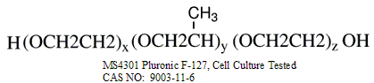 Pluronic F-127, Cell Culture Tested 细胞培养级