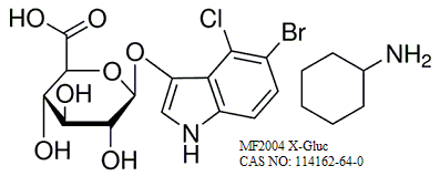 X-Gluc 5-溴-4-氯-3-吲哚-β-D-葡糖苷酸环己胺盐