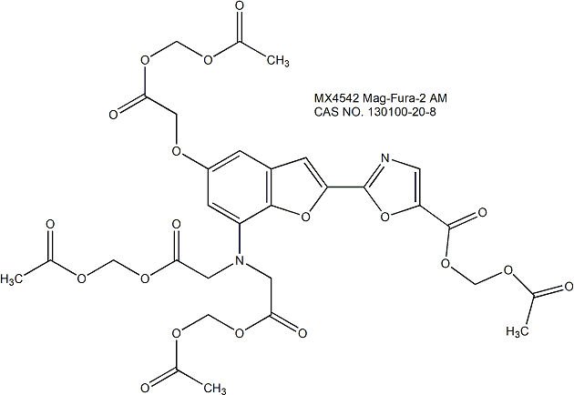 Mag-Fura-2 AM, Cell Permeant 镁离子荧光探针