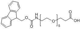 N-芴甲氧羰基-五聚乙二醇-羧酸Fmoc-NH-PEG5-COOH CAS882847-32-7简述